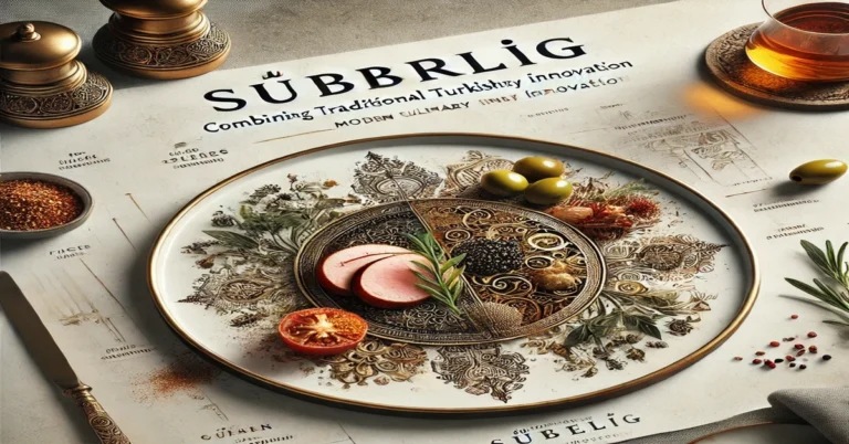 Süberlig: Bridging Traditional Turkish Cuisine with Modern Innovation